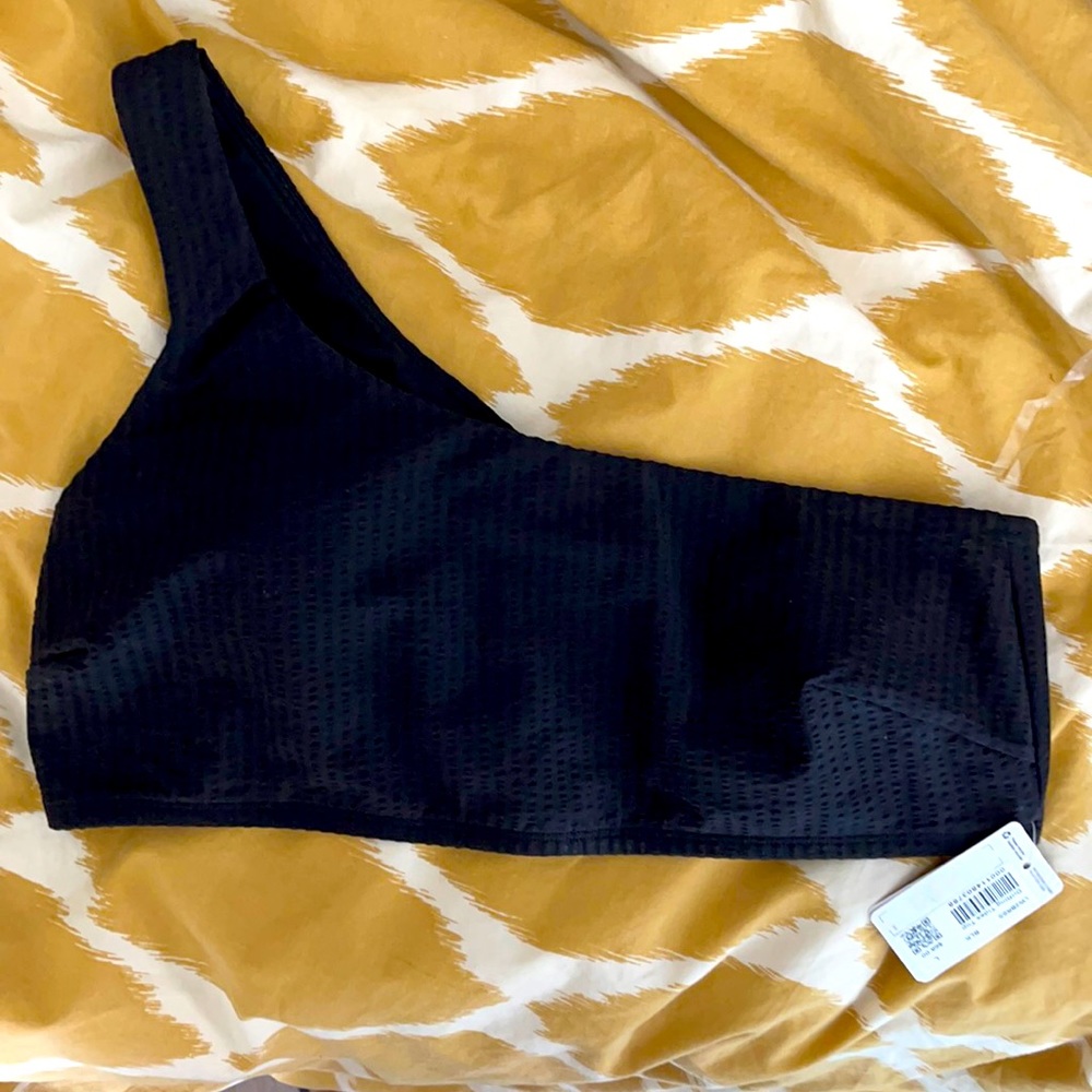 Lululemon Black Drifting Tides Bikini Top Swim Nwt